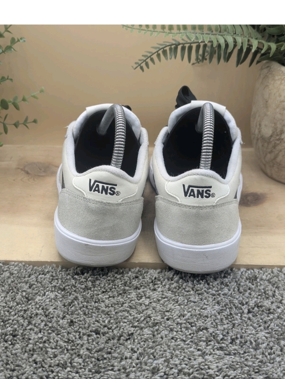 Vans Cruz Too Comfycush Gray Suede Mens 8.5 Women's 10 Casual Comfort Shoes - Picture 5 of 9